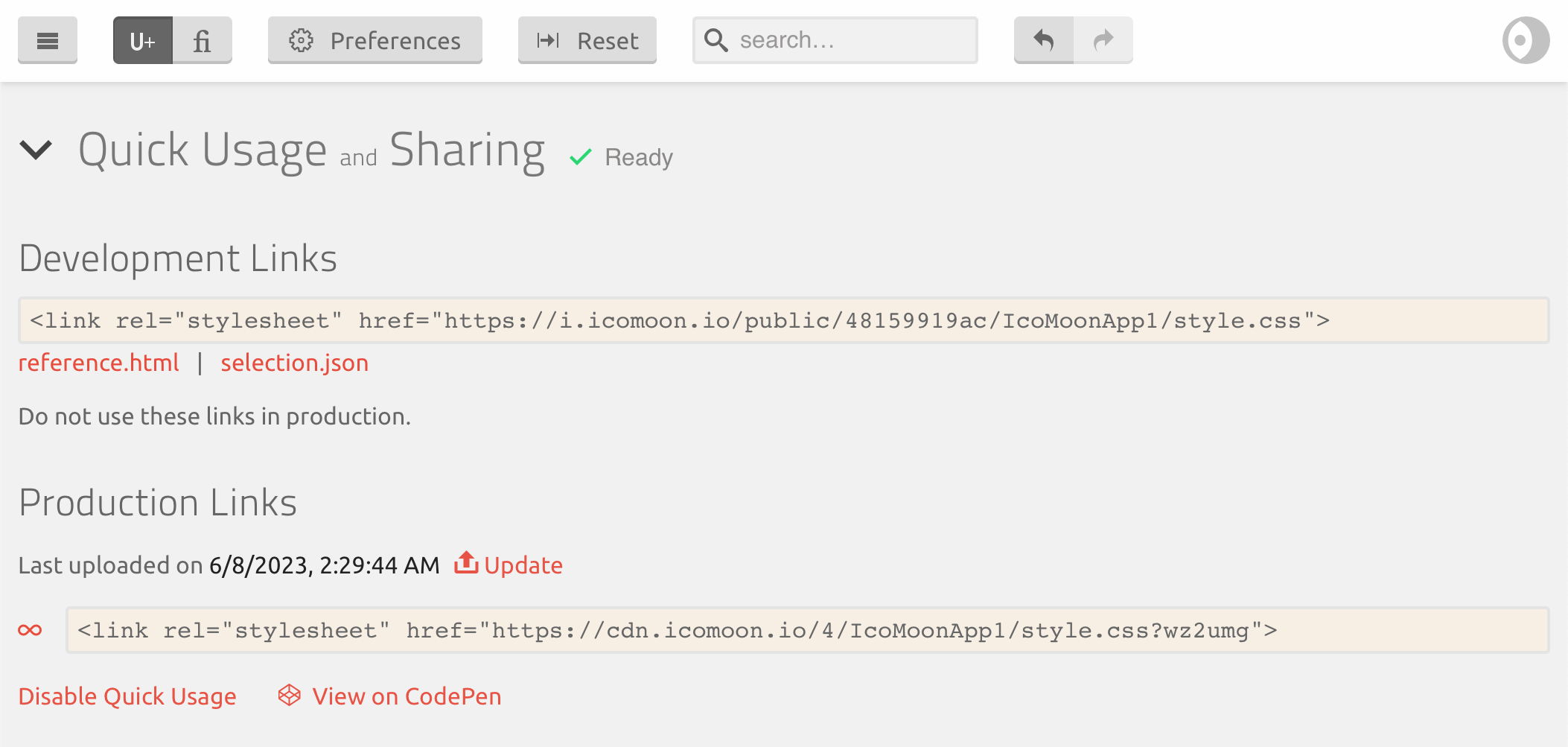 Quick Usage Screenshot Quick Usage Screenshot